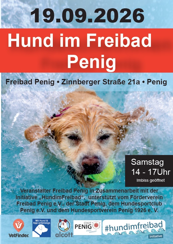 Hund im Freibad 2026